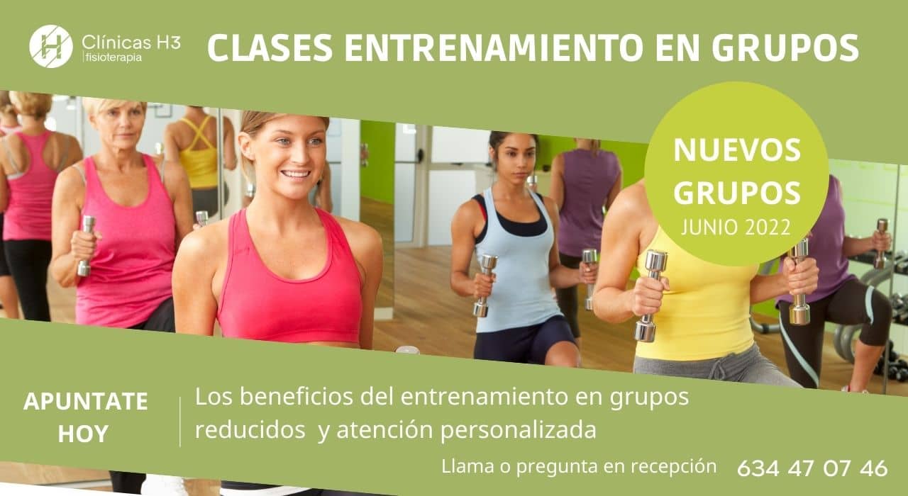 Clases de entrenamiento en grupos Alcalá de Henares H3
